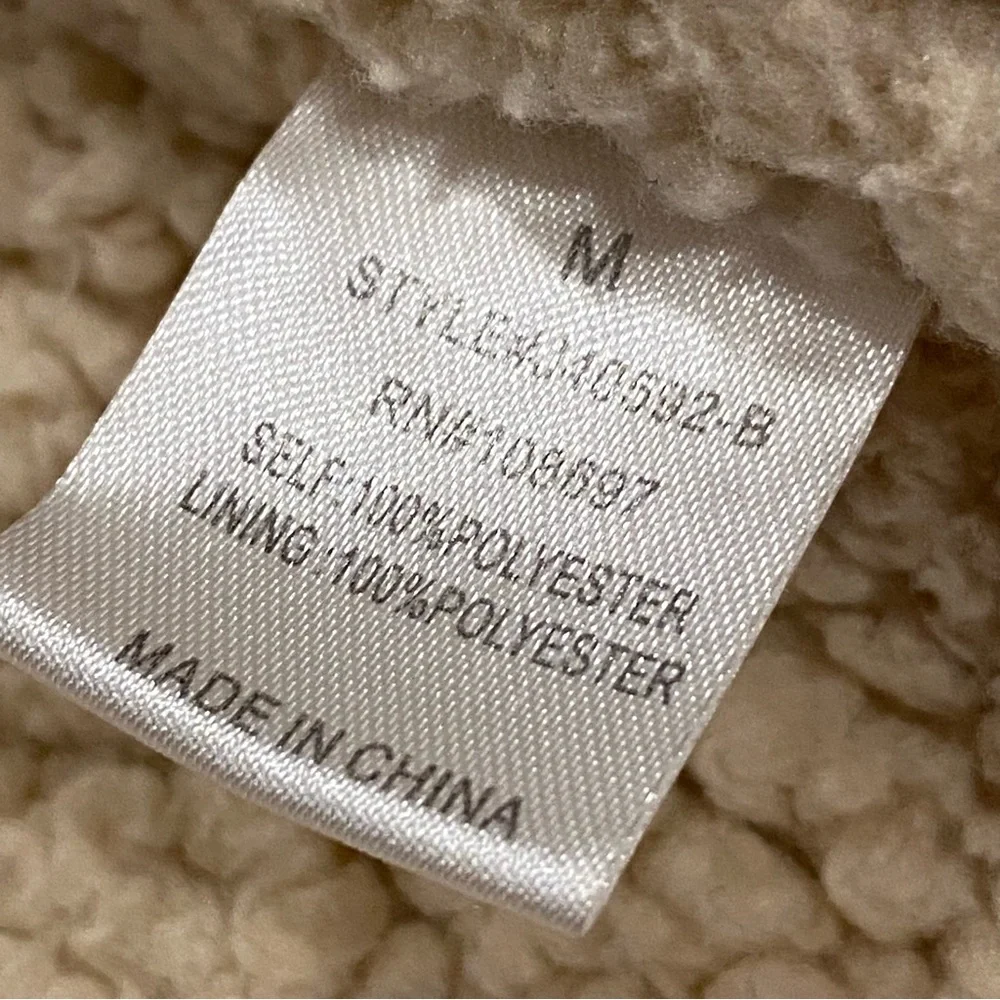 Sweet Rain Long Fleece Lined Jacket Shacket Coat Women’s M Plaid Button Pockets - Picture 6 of 13